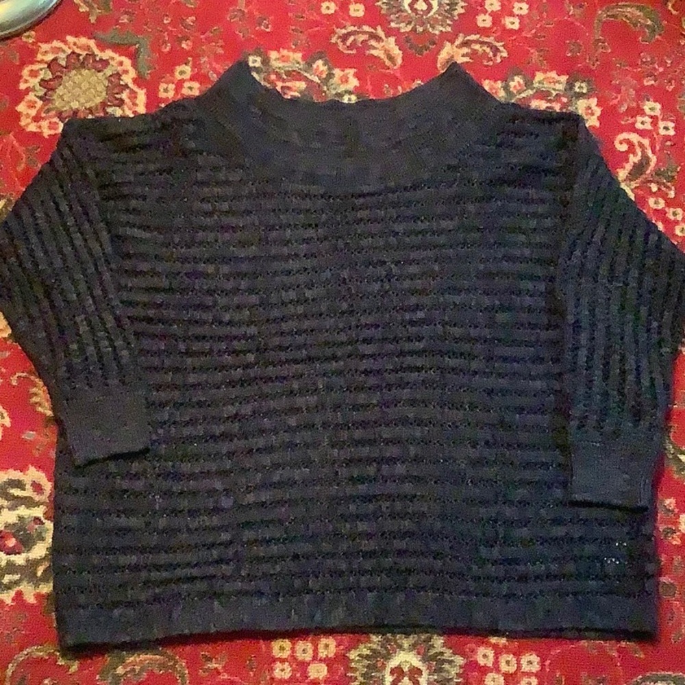 Maurice’s Charcoal Gray, Feather Knit Sweater